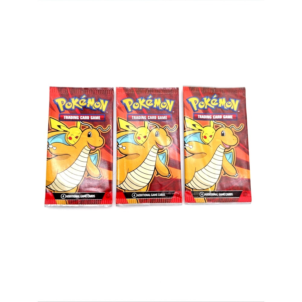 Pokémon McDonalds 2024 Pokémon Pack sealed - 3 PACK (4 cards)